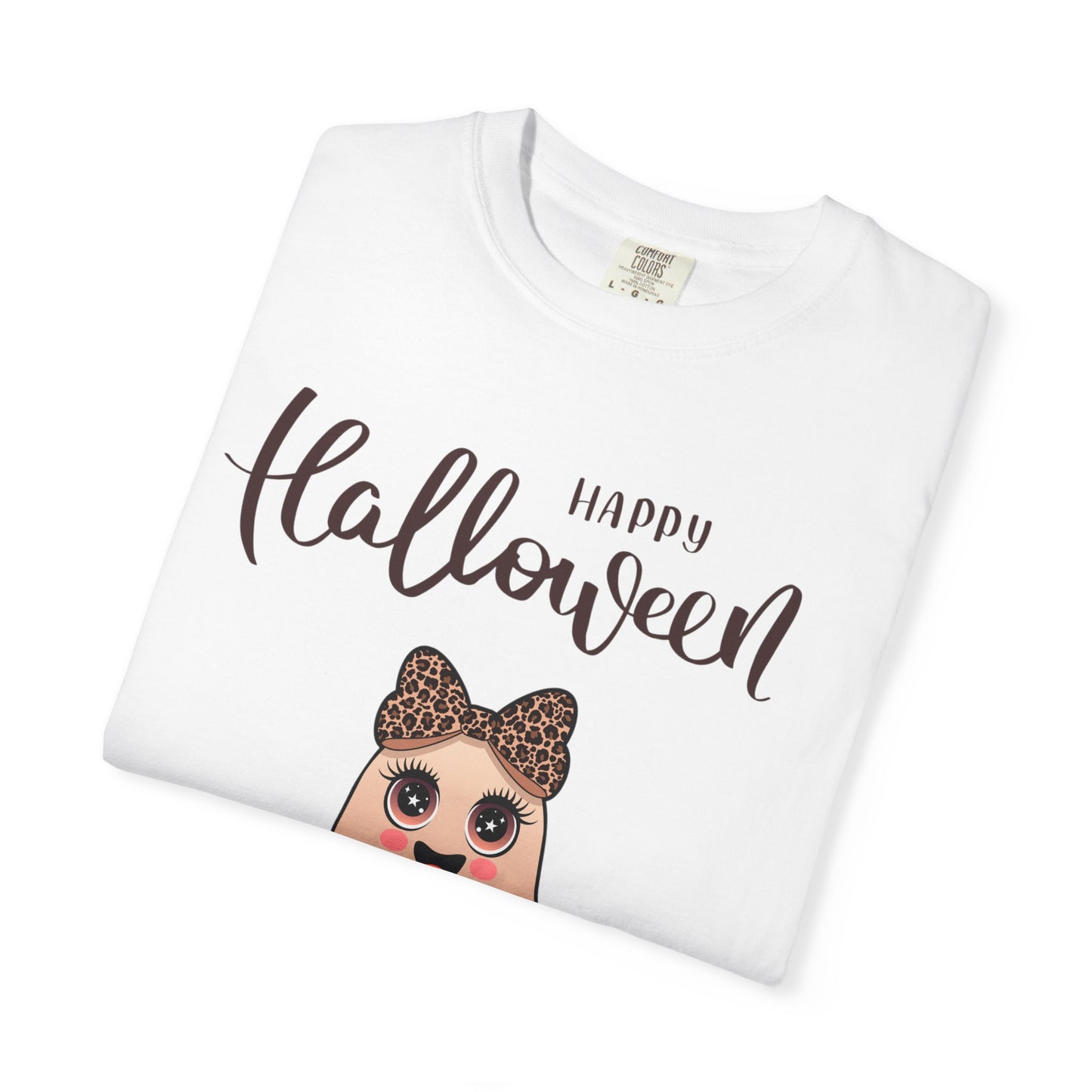 Happy Halloween Ghost T-shirt, Cute Unisex Tee, Festive Fall Apparel, Trick or Treat Shirt, Family Halloween Costume