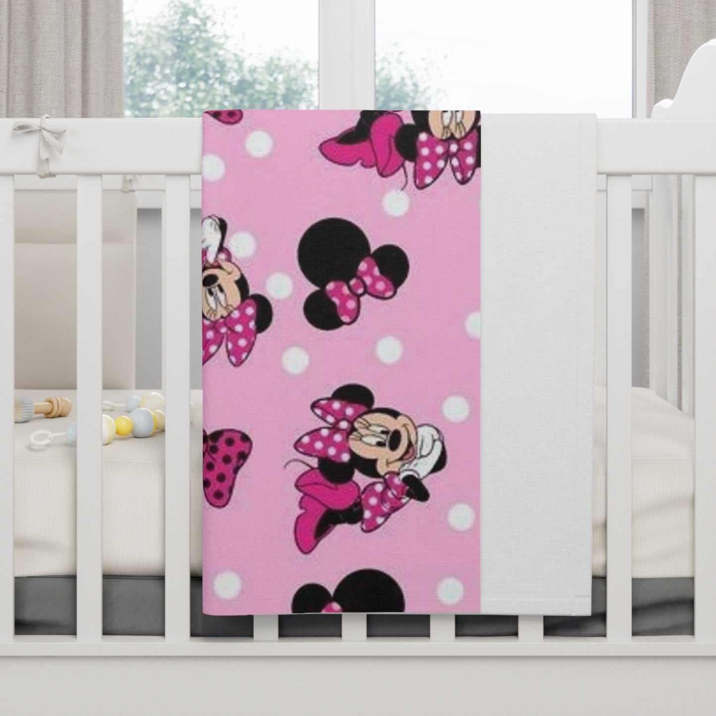 Adorable Cartoon Baby Blanket | Soft Fleece Nursery Decor, Infant Gift, Cozy Playtime, Baby Shower Present, Kid's Room Accessory