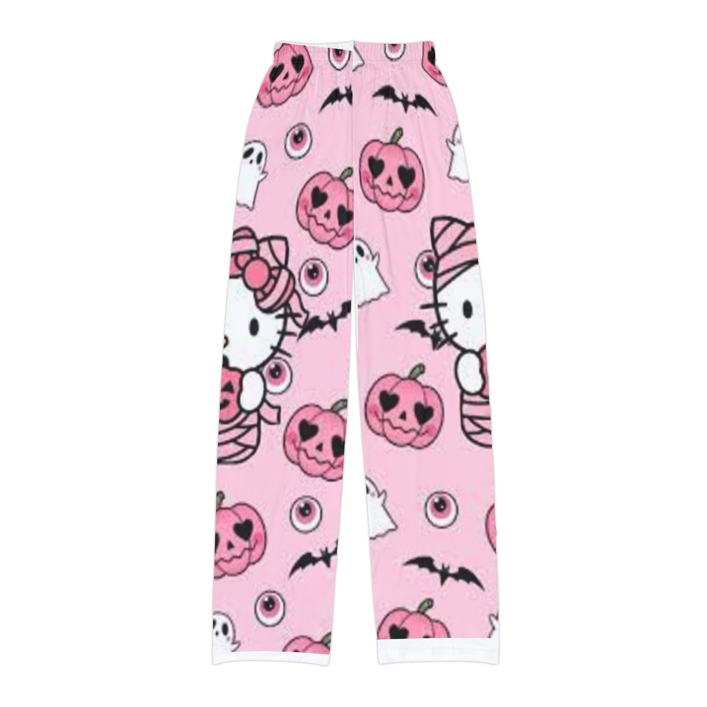 Hello Kitty Halloween Kids Lounge Pants, Cute Pajama Bottoms, Cozy Sleepwear, Fun Fall Fashion, Holiday Gift
