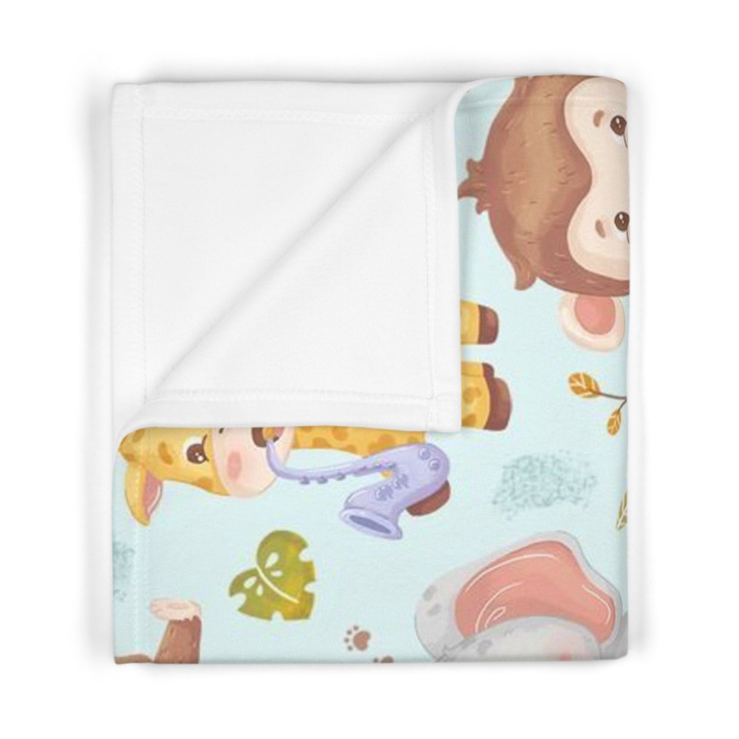 Cozy Safari Baby Blanket | Soft Fleece, Cute Animal Print, Nursery Decor, Baby Shower Gift, Infant Comfort