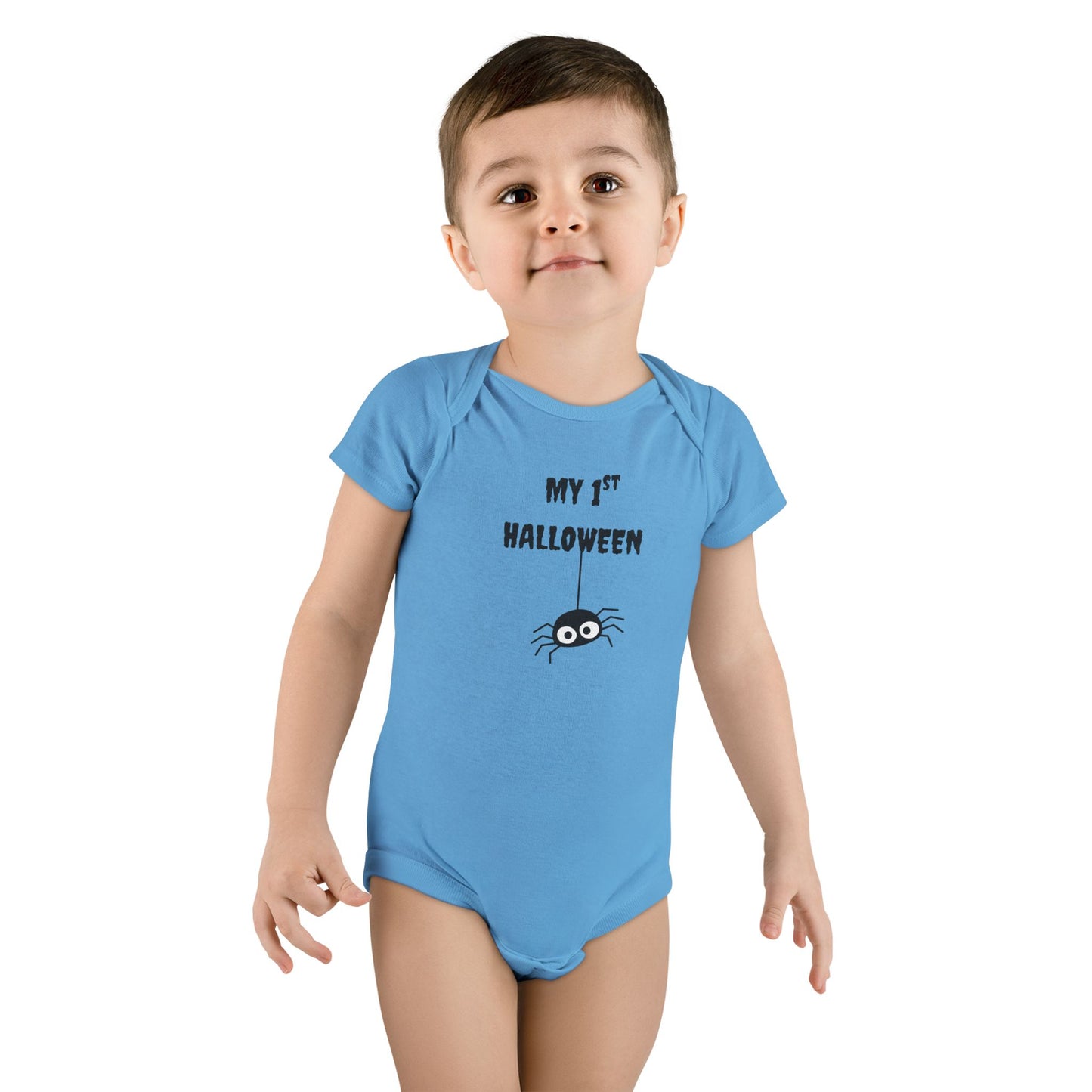 My First Halloween Baby Onesie | Cute Infant Costume | Spooky Baby Shower Gift | Newborn Outfit | Halloween Apparel
