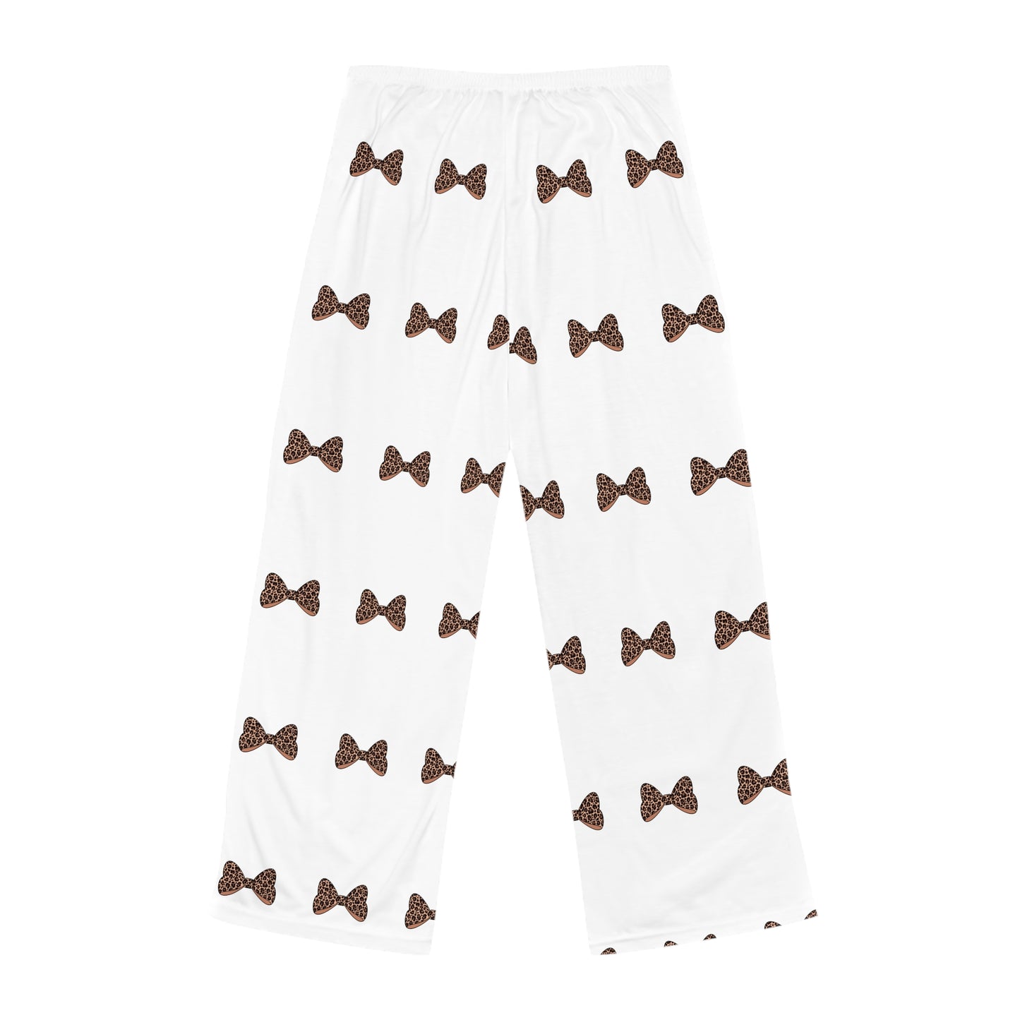 Chic Bow-Print Women's Pajama Pants, Cozy Sleepwear, Perfect for Lounging, Gift for Her, Girls' Night In, Relaxation Fashion
