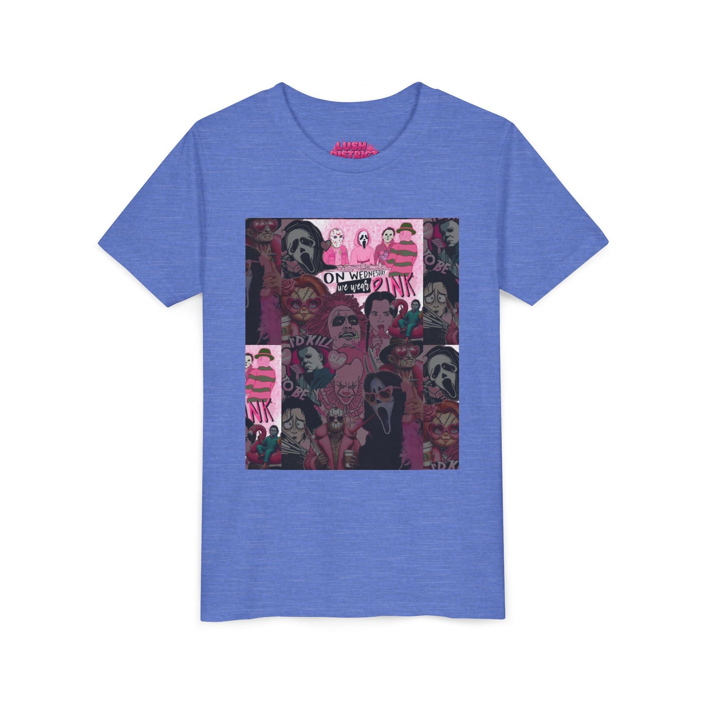 Youth Graphic Tee with Pink Vibes, Trendy Kids T-Shirt, Perfect for Summer, Birthday Gift, Casual Wear, Artsy Aesthetic