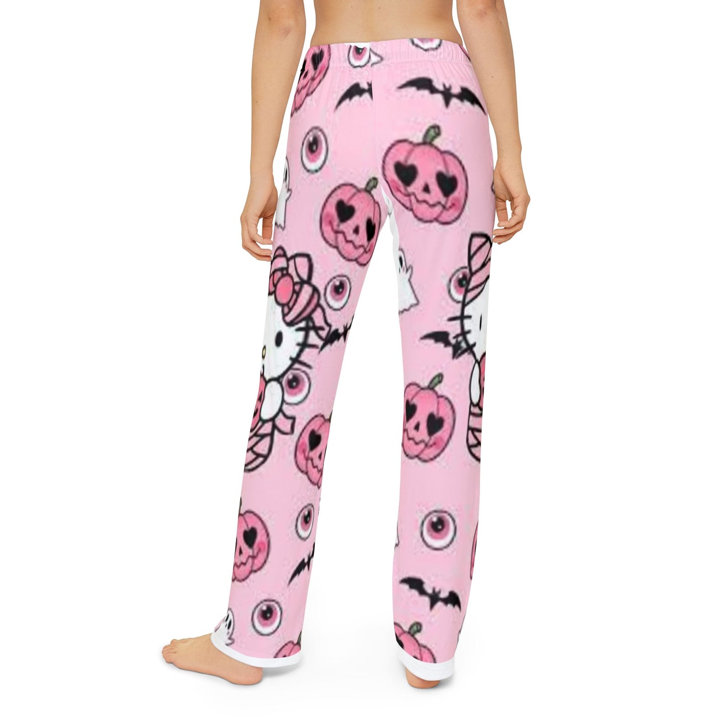 Hello Kitty Halloween Kids Lounge Pants, Cute Pajama Bottoms, Cozy Sleepwear, Fun Fall Fashion, Holiday Gift