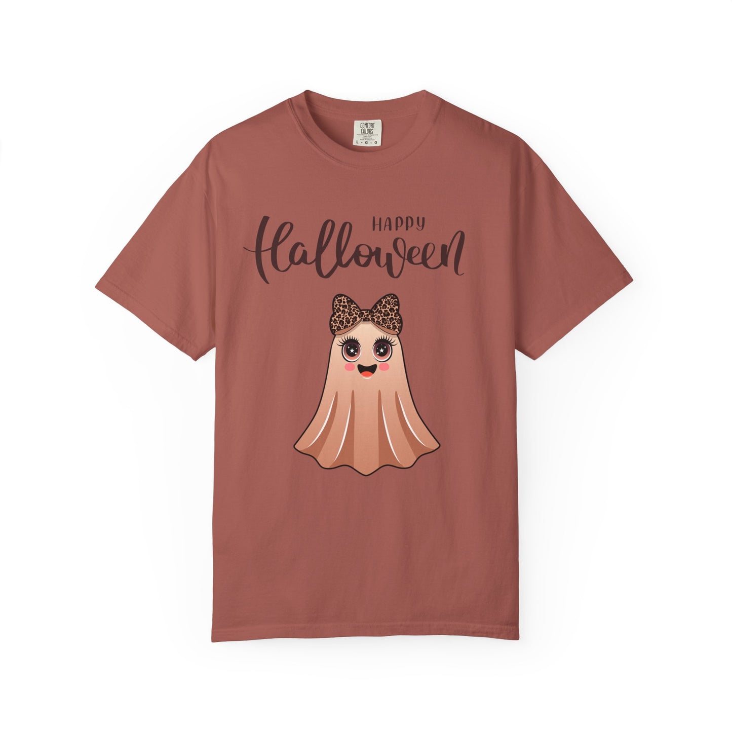 Happy Halloween Ghost T-shirt, Cute Unisex Tee, Festive Fall Apparel, Trick or Treat Shirt, Family Halloween Costume
