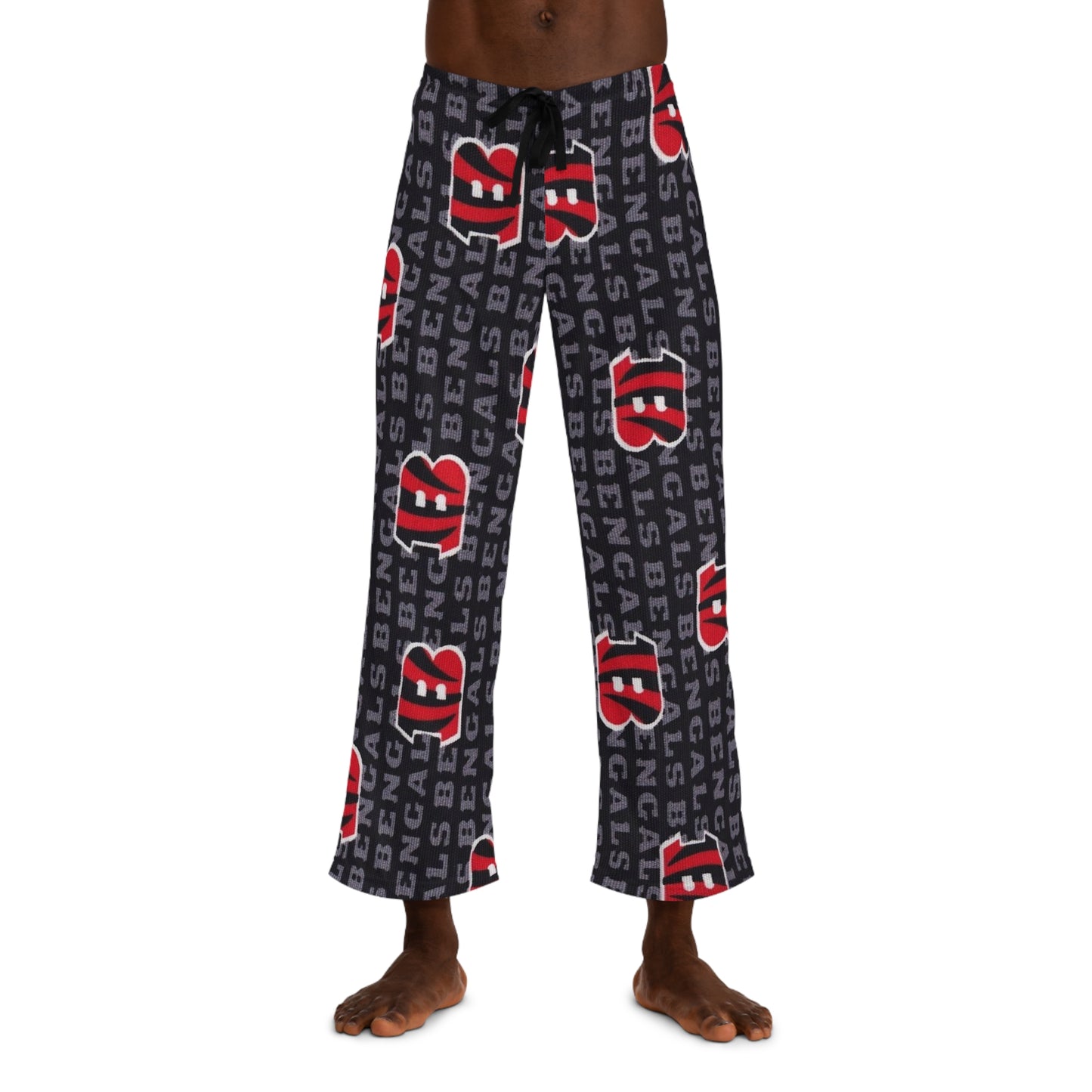 Bengals Men's Pajama Pants, Sports Lounge Pants, Sleepwear Gift, Game Day Apparel, NFL Fan Gear, Relaxation Pants