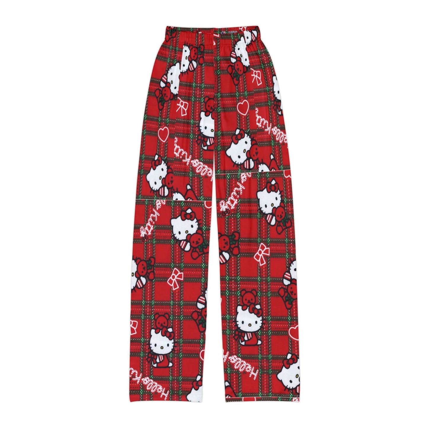 Cozy Hello Kitty Kids Lounge Pants, Holiday PJs, Relaxation Wear, Cute Sleepwear, Christmas Gift, Everyday Comfort