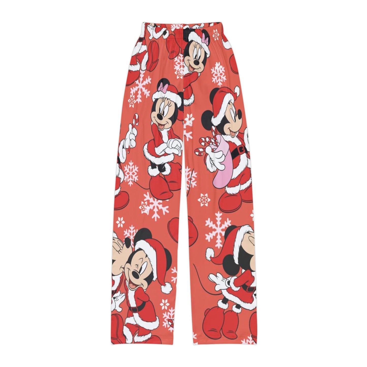 Mickey Mouse Holiday Lounge Pants for Kids, Cozy Sleepwear, Christmas Gift, Winter Pajamas, Fun At Home