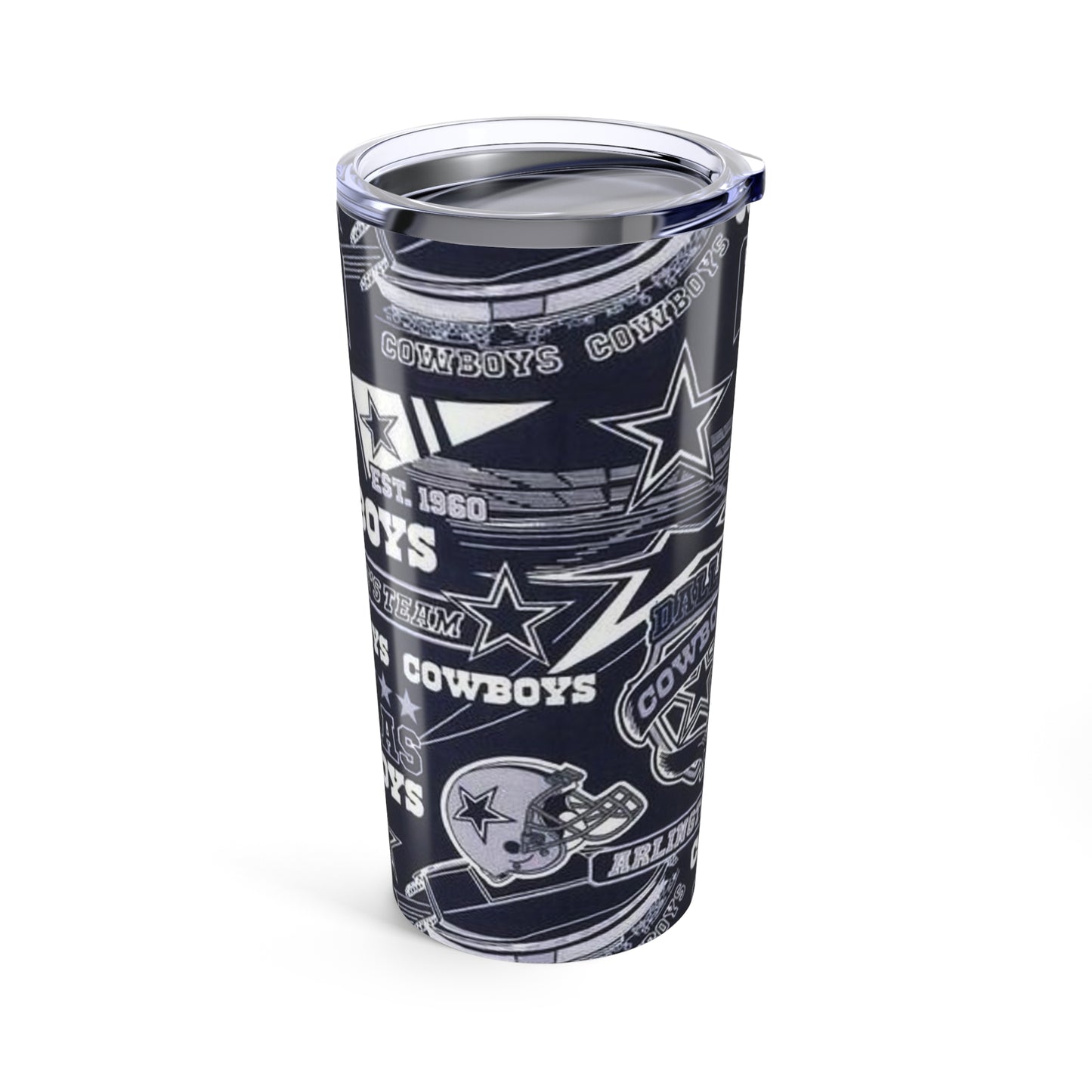 Dallas Cowboys Tumbler 20oz, Sport Drinkware, Team Fan Merchandise, Gift for Football Lovers, Game Day Accessory, Travel Mug