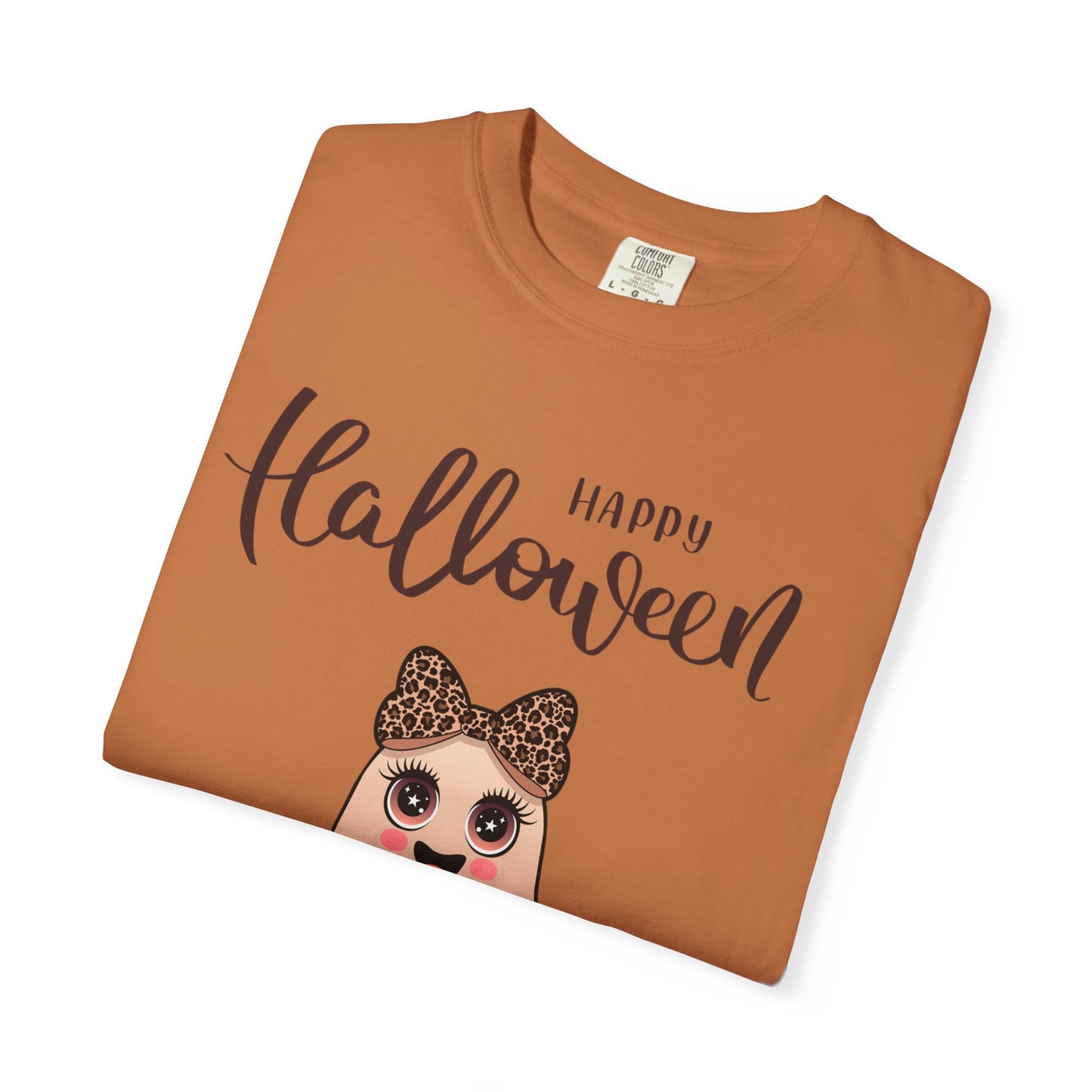 Happy Halloween Ghost T-shirt, Cute Unisex Tee, Festive Fall Apparel, Trick or Treat Shirt, Family Halloween Costume