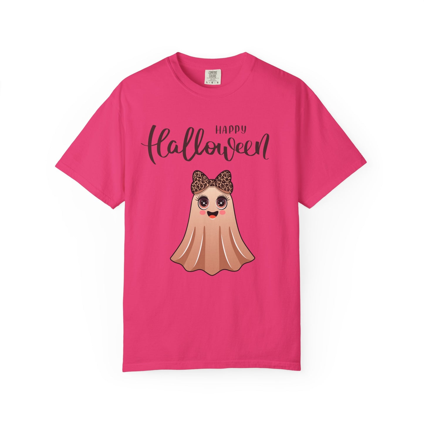 Happy Halloween Ghost T-shirt, Cute Unisex Tee, Festive Fall Apparel, Trick or Treat Shirt, Family Halloween Costume