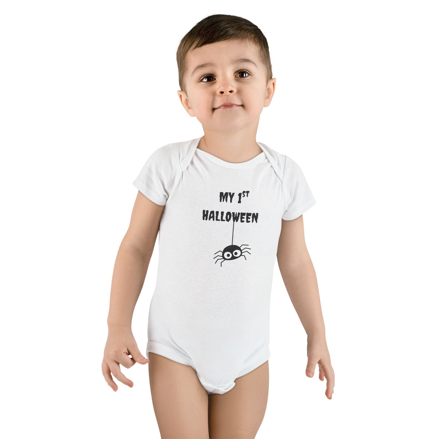 My First Halloween Baby Onesie | Cute Infant Costume | Spooky Baby Shower Gift | Newborn Outfit | Halloween Apparel