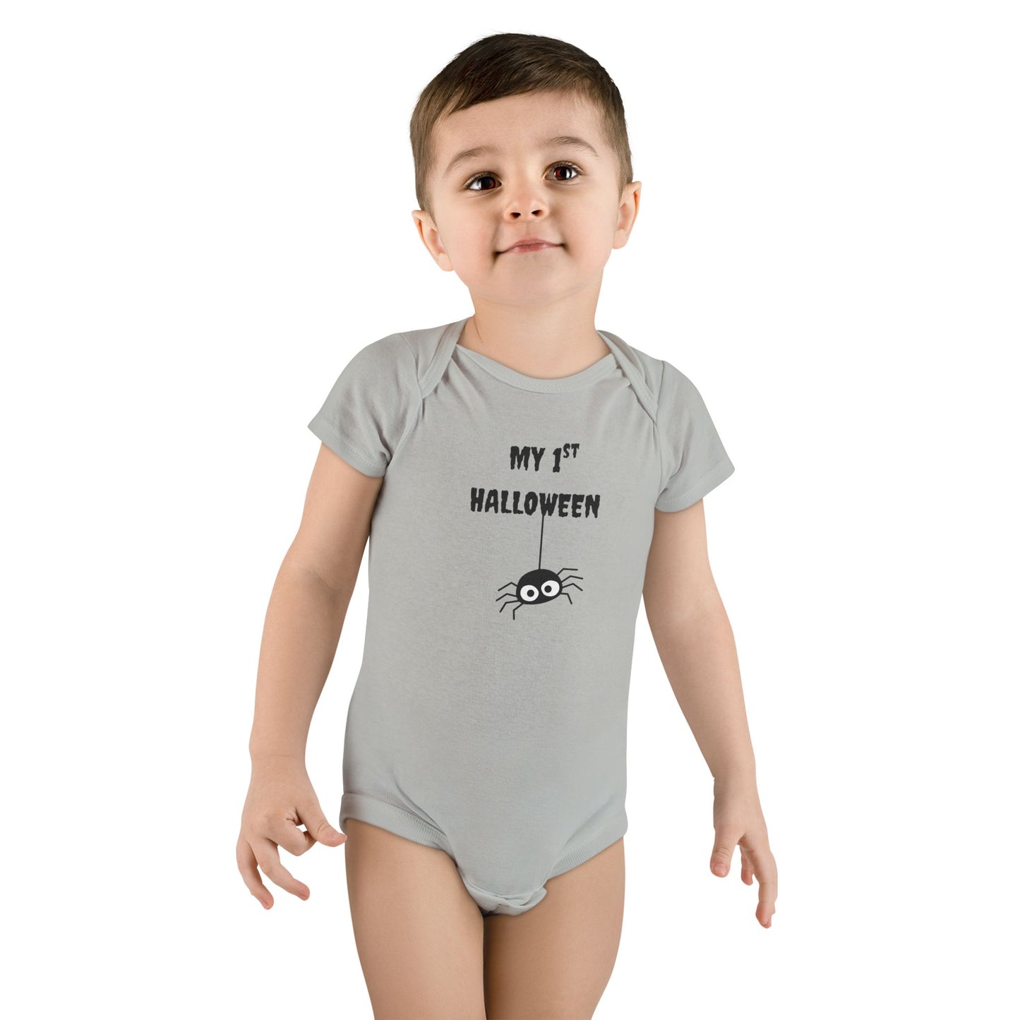 My First Halloween Baby Onesie | Cute Infant Costume | Spooky Baby Shower Gift | Newborn Outfit | Halloween Apparel