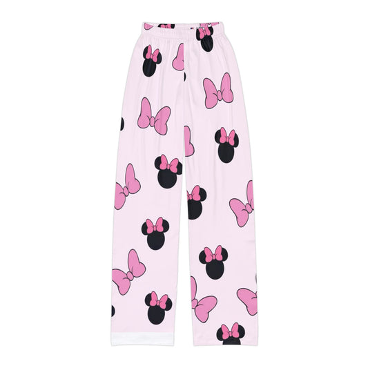 Kids Lounge Pants with Cute Minnie Mouse Design, Comfy Pajama Pants for Kids, Perfect for Lounging, Sleepovers, and Playdates