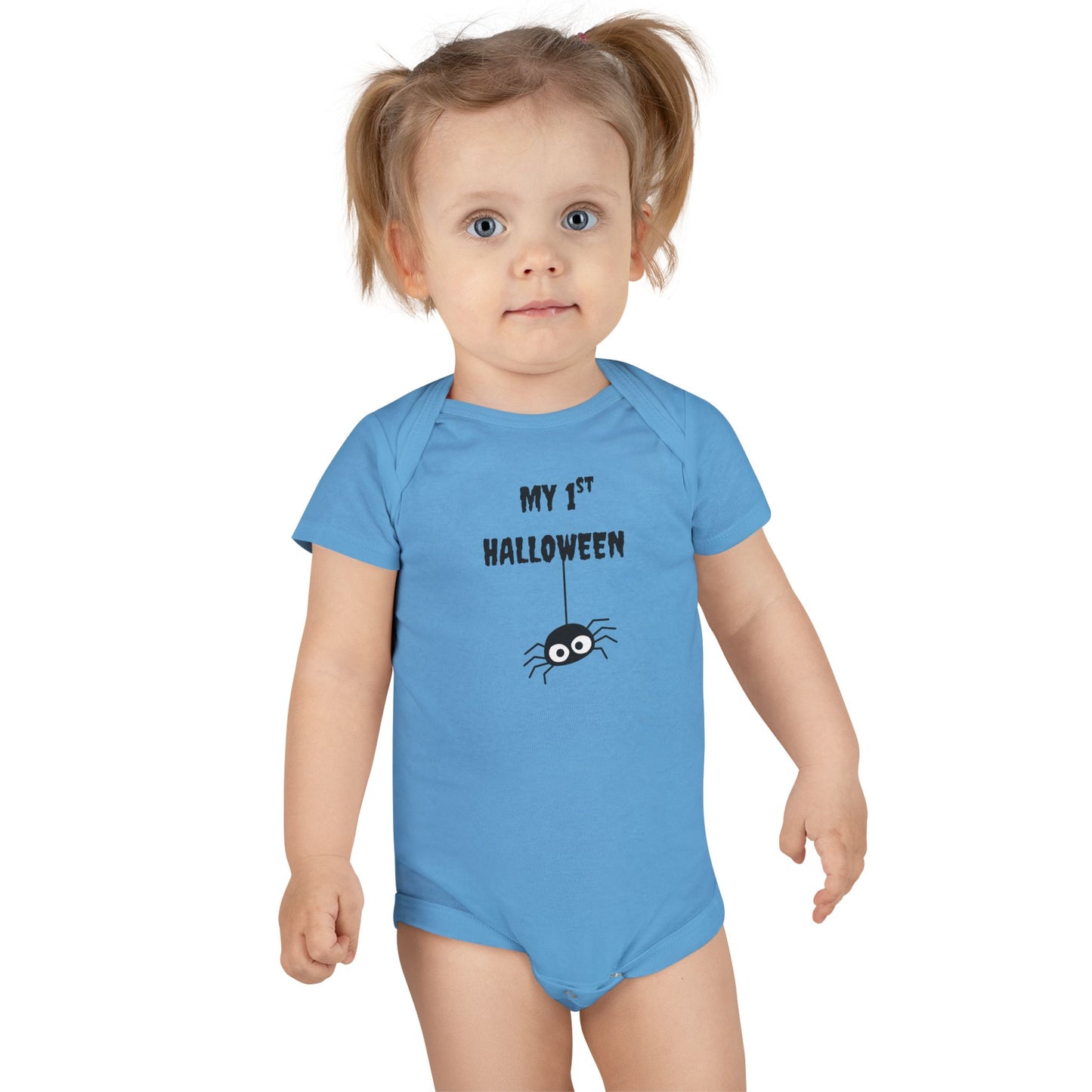My First Halloween Baby Onesie | Cute Infant Costume | Spooky Baby Shower Gift | Newborn Outfit | Halloween Apparel