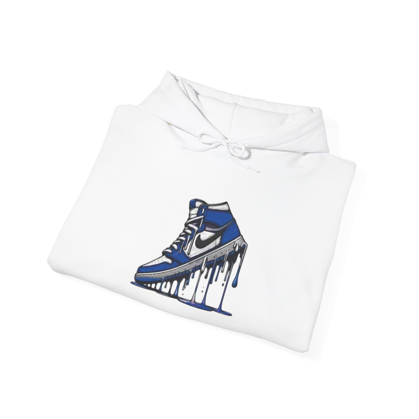 Graffiti Drip Sneaker Hoodie, Casual Streetwear, Unisex Sweatshirt, Cool Fashion Top, Gift for Sneakerheads