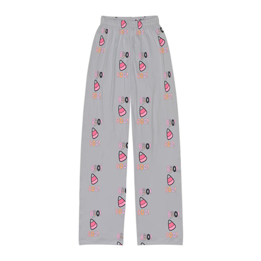 Kids Halloween Lounge Pants, Fun Candy Design, Cozy Pajama Bottoms, Perfect for Parties, Trick-or-Treating, Everyday Comfort