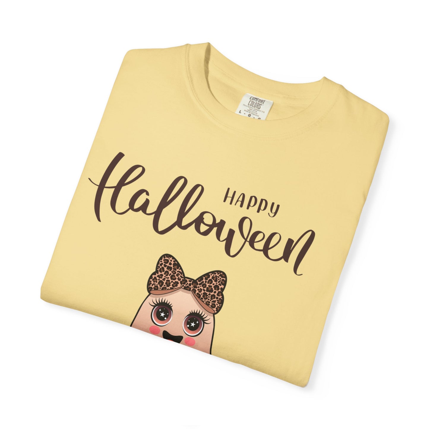 Happy Halloween Ghost T-shirt, Cute Unisex Tee, Festive Fall Apparel, Trick or Treat Shirt, Family Halloween Costume