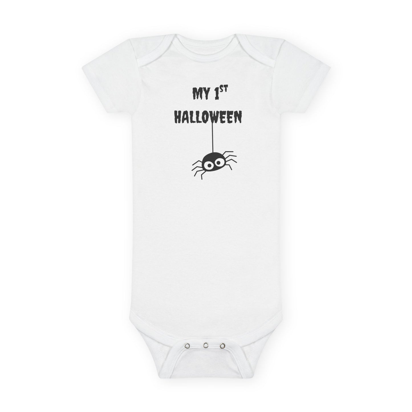 My First Halloween Baby Onesie | Cute Infant Costume | Spooky Baby Shower Gift | Newborn Outfit | Halloween Apparel