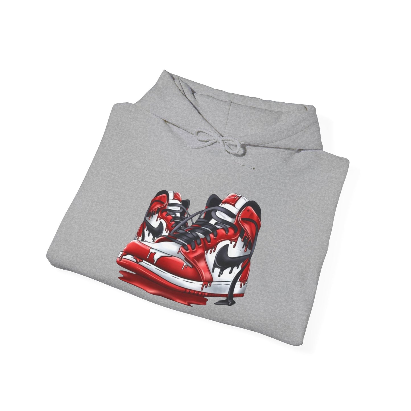Red Kicks Unisex Hoodie - Stylish Casual Wear, Streetwear, Athleisure, Gift for Sneakerheads, Birthday, Everyday Comfort