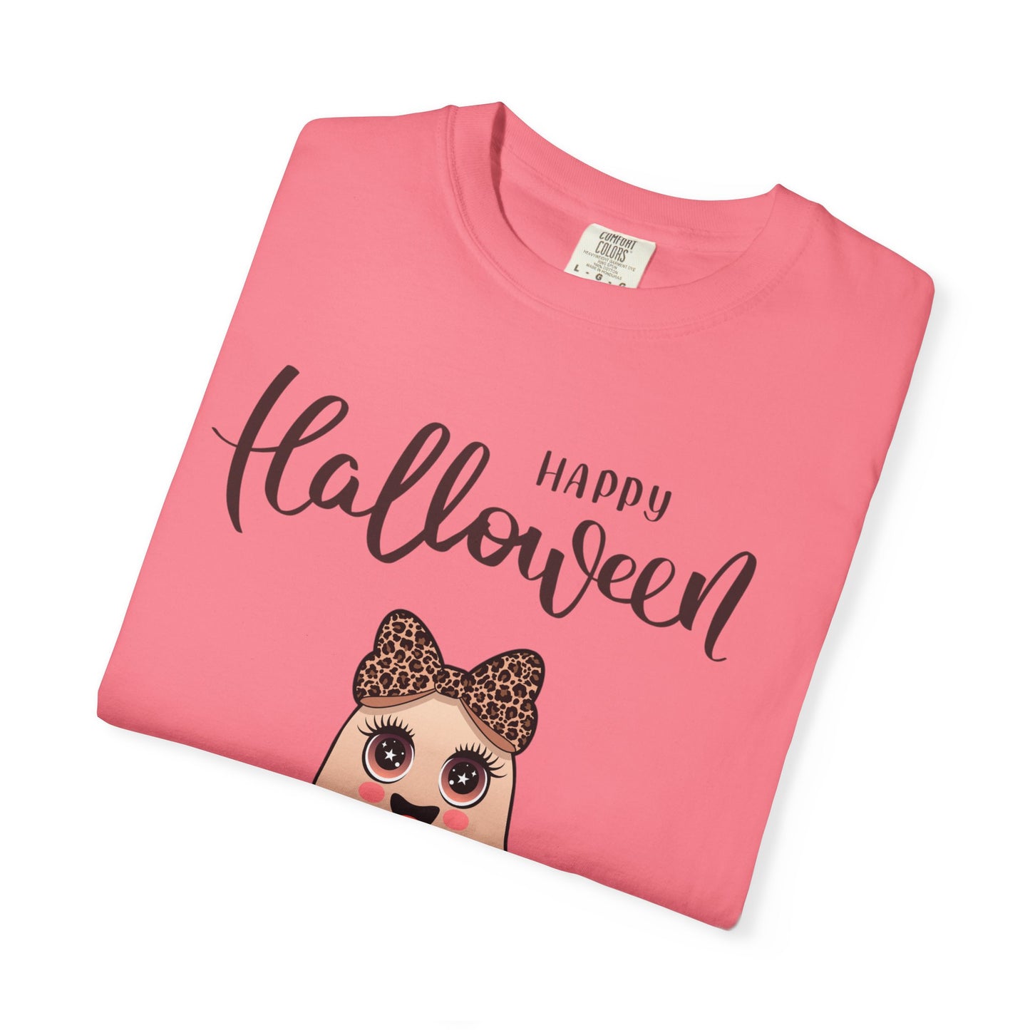 Happy Halloween Ghost T-shirt, Cute Unisex Tee, Festive Fall Apparel, Trick or Treat Shirt, Family Halloween Costume