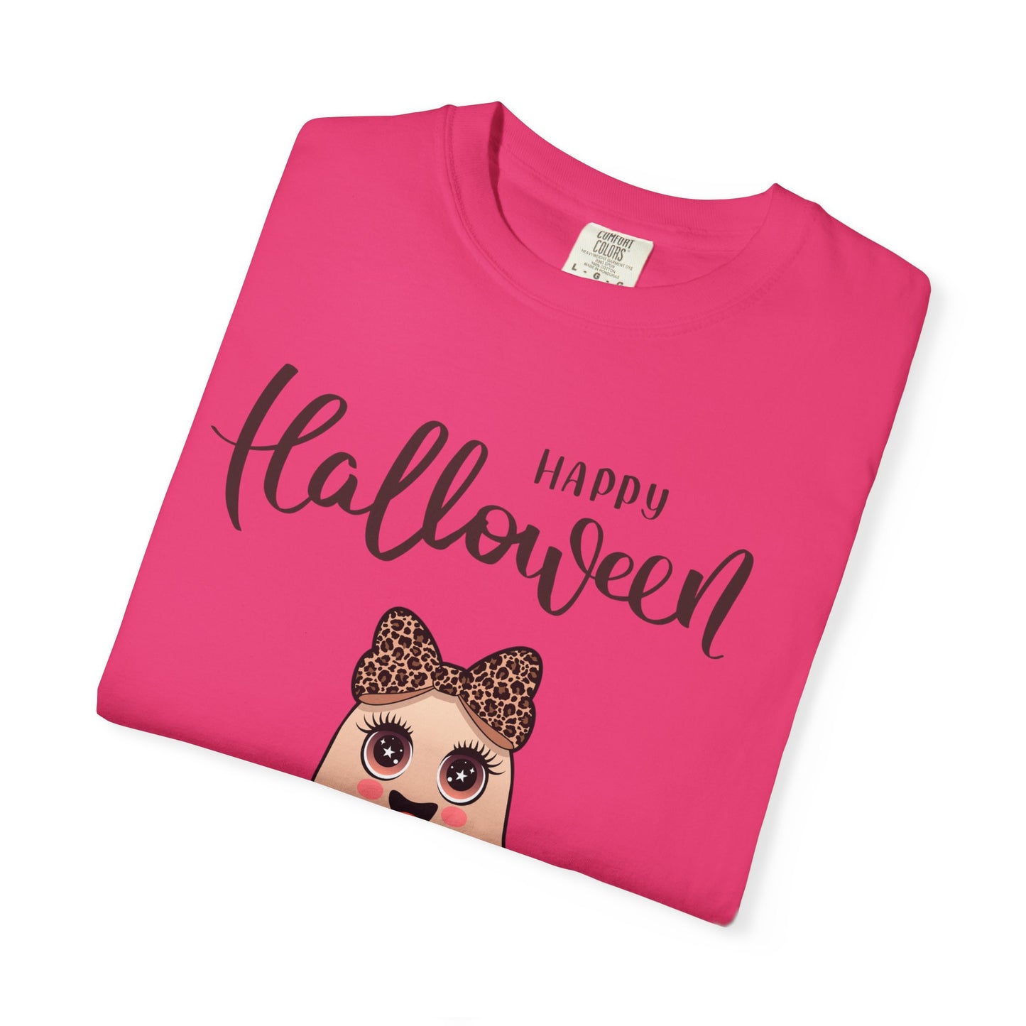 Happy Halloween Ghost T-shirt, Cute Unisex Tee, Festive Fall Apparel, Trick or Treat Shirt, Family Halloween Costume