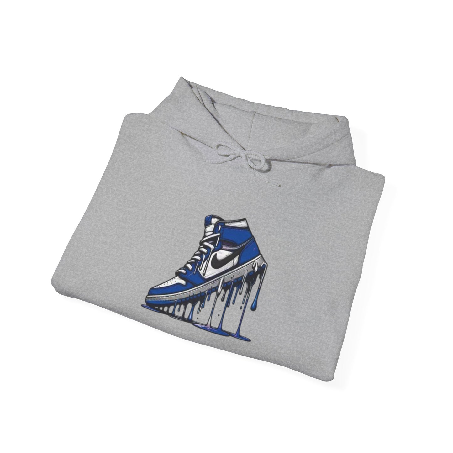 Graffiti Drip Sneaker Hoodie, Casual Streetwear, Unisex Sweatshirt, Cool Fashion Top, Gift for Sneakerheads