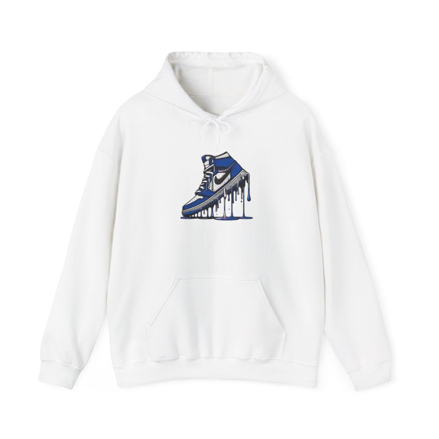 Graffiti Drip Sneaker Hoodie, Casual Streetwear, Unisex Sweatshirt, Cool Fashion Top, Gift for Sneakerheads