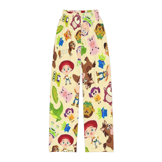 Playful Kids Toy Story Lounge Pants, Fun Pajama Bottoms, Cartoon Character Loungewear, Ideal Gift for Birthdays and Sleepovers