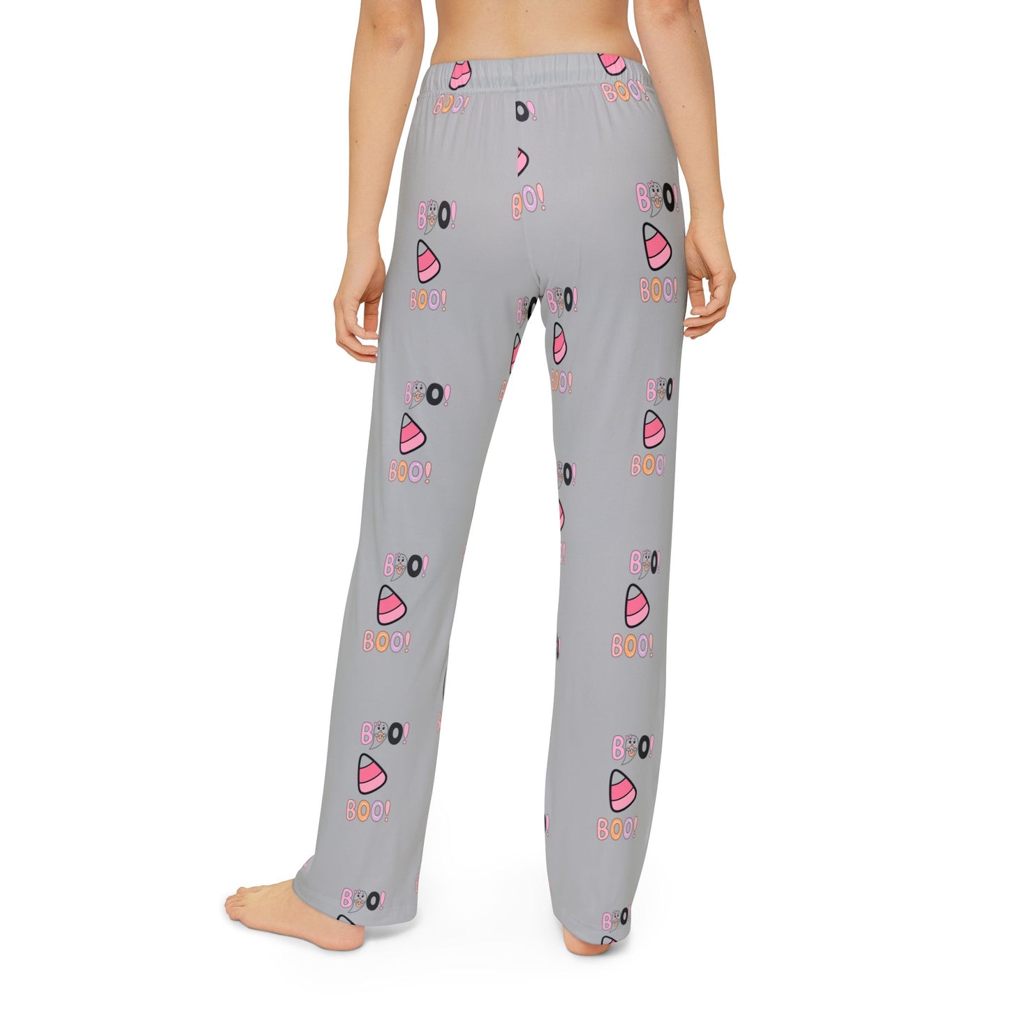 Kids Halloween Lounge Pants, Fun Candy Design, Cozy Pajama Bottoms, Perfect for Parties, Trick-or-Treating, Everyday Comfort