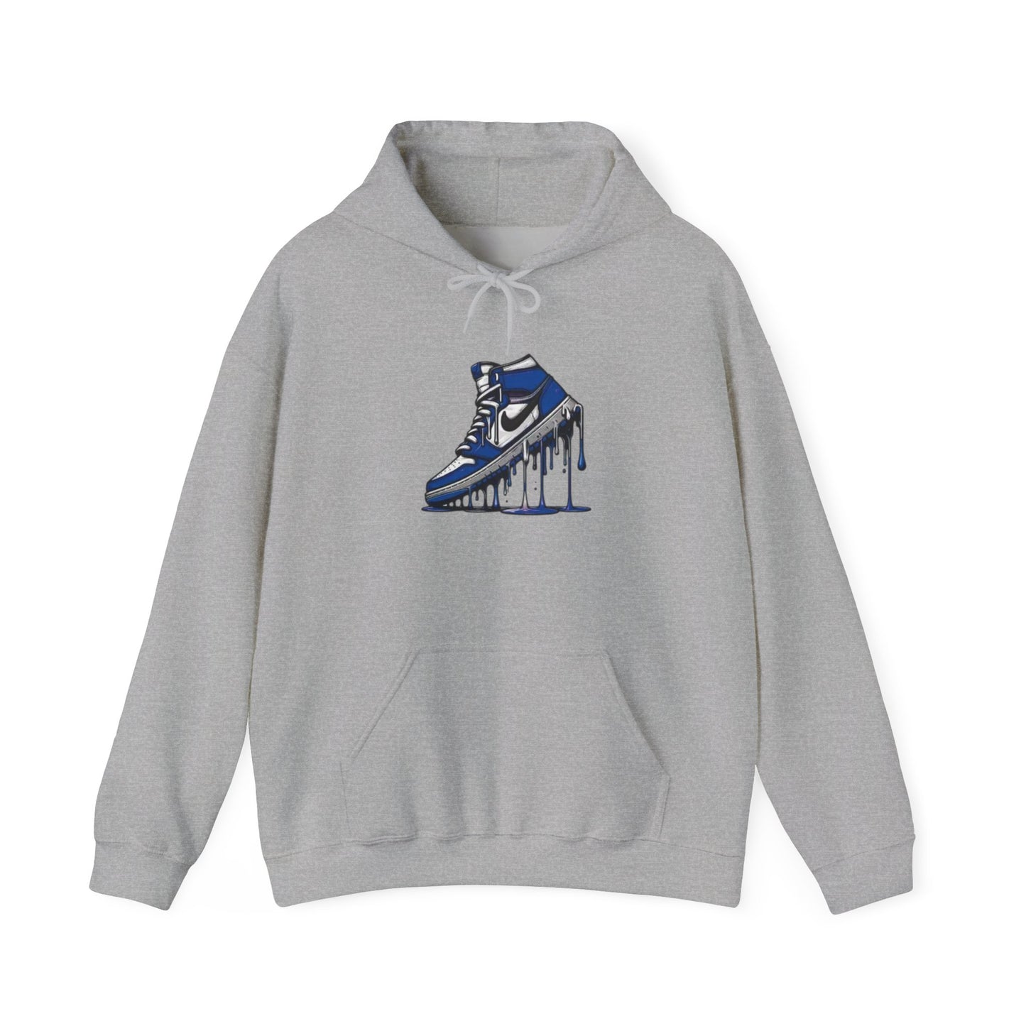 Graffiti Drip Sneaker Hoodie, Casual Streetwear, Unisex Sweatshirt, Cool Fashion Top, Gift for Sneakerheads
