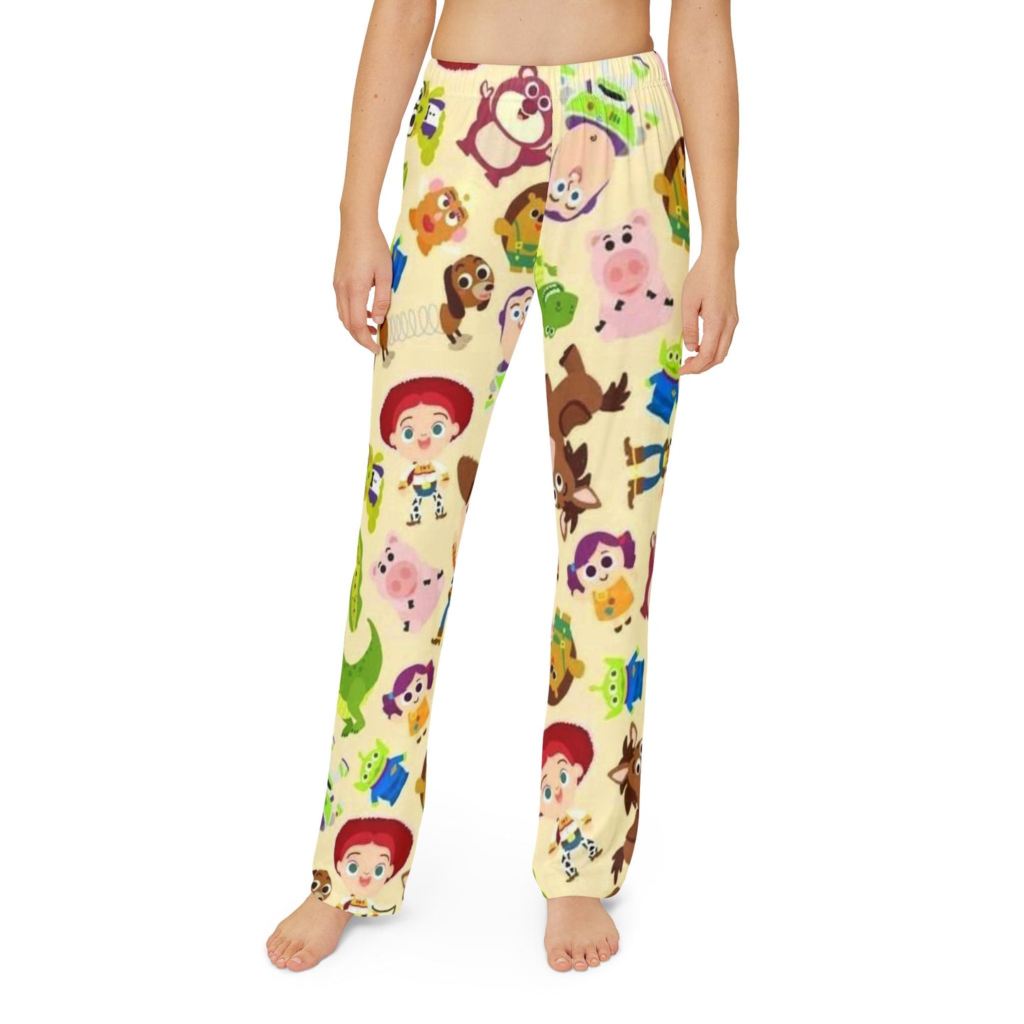 Playful Kids Toy Story Lounge Pants, Fun Pajama Bottoms, Cartoon Character Loungewear, Ideal Gift for Birthdays and Sleepovers