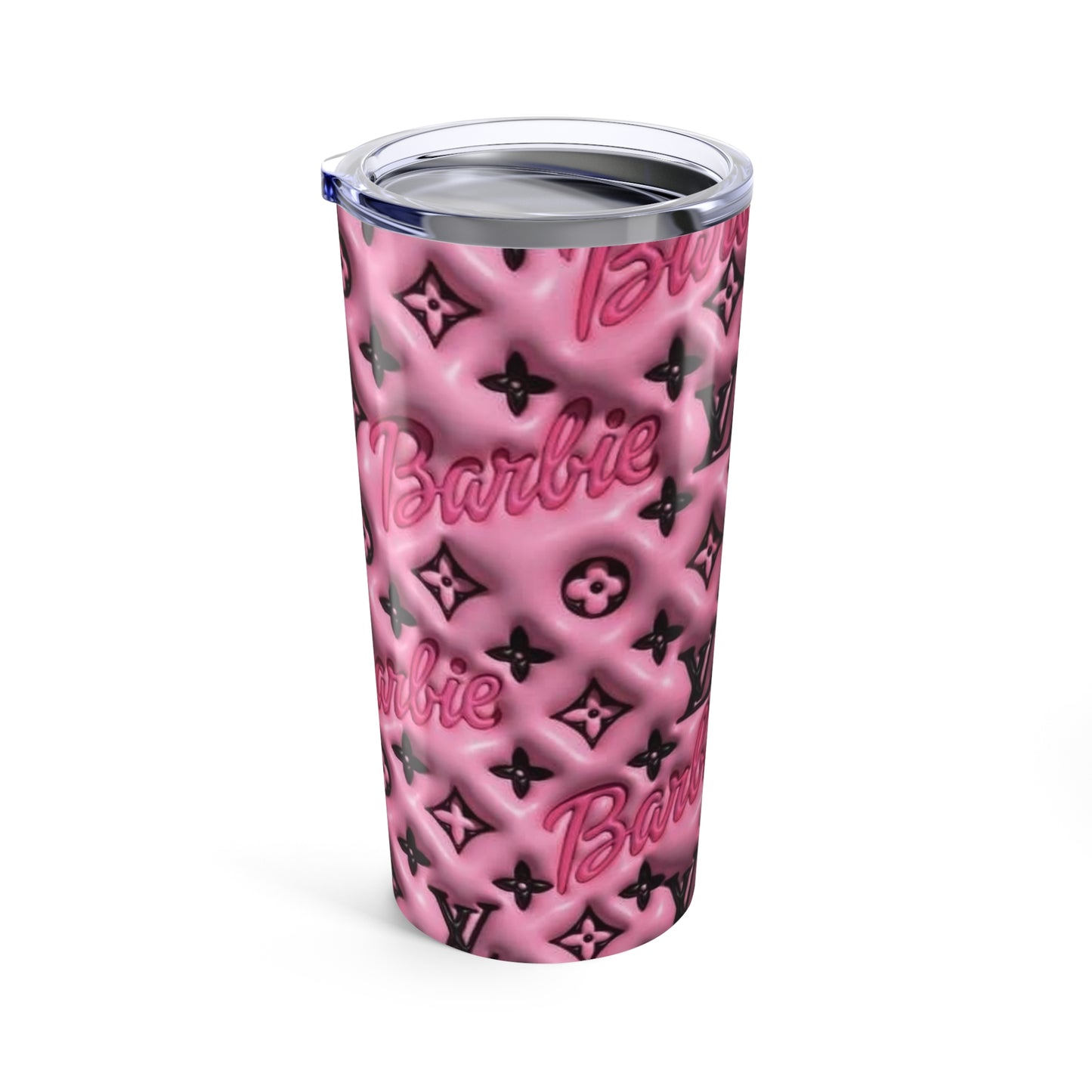 Trendy 20oz Tumbler with Barbie Design, Stylish Drinkware, Gifts for Her, Fashionable Travel Mug, Cute Coffee Cup, Party Favor