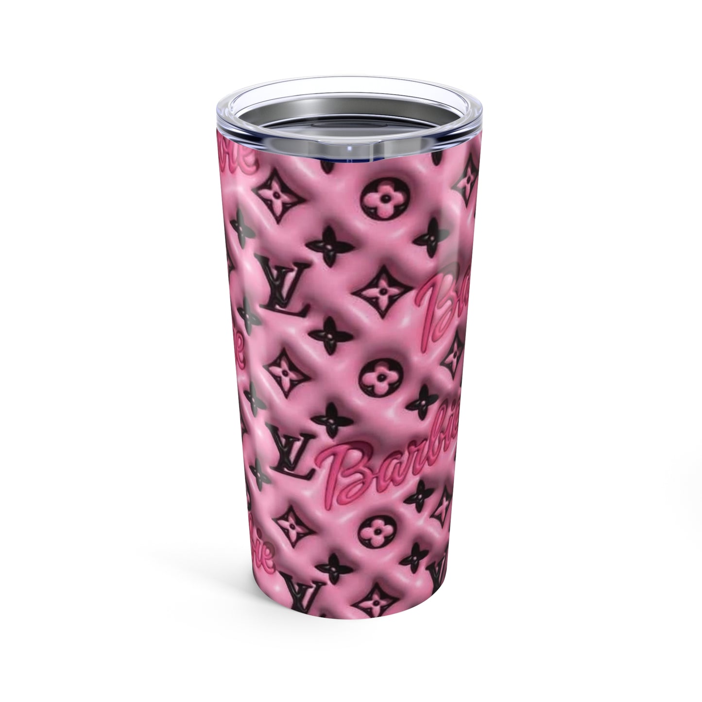 Trendy 20oz Tumbler with Barbie Design, Stylish Drinkware, Gifts for Her, Fashionable Travel Mug, Cute Coffee Cup, Party Favor