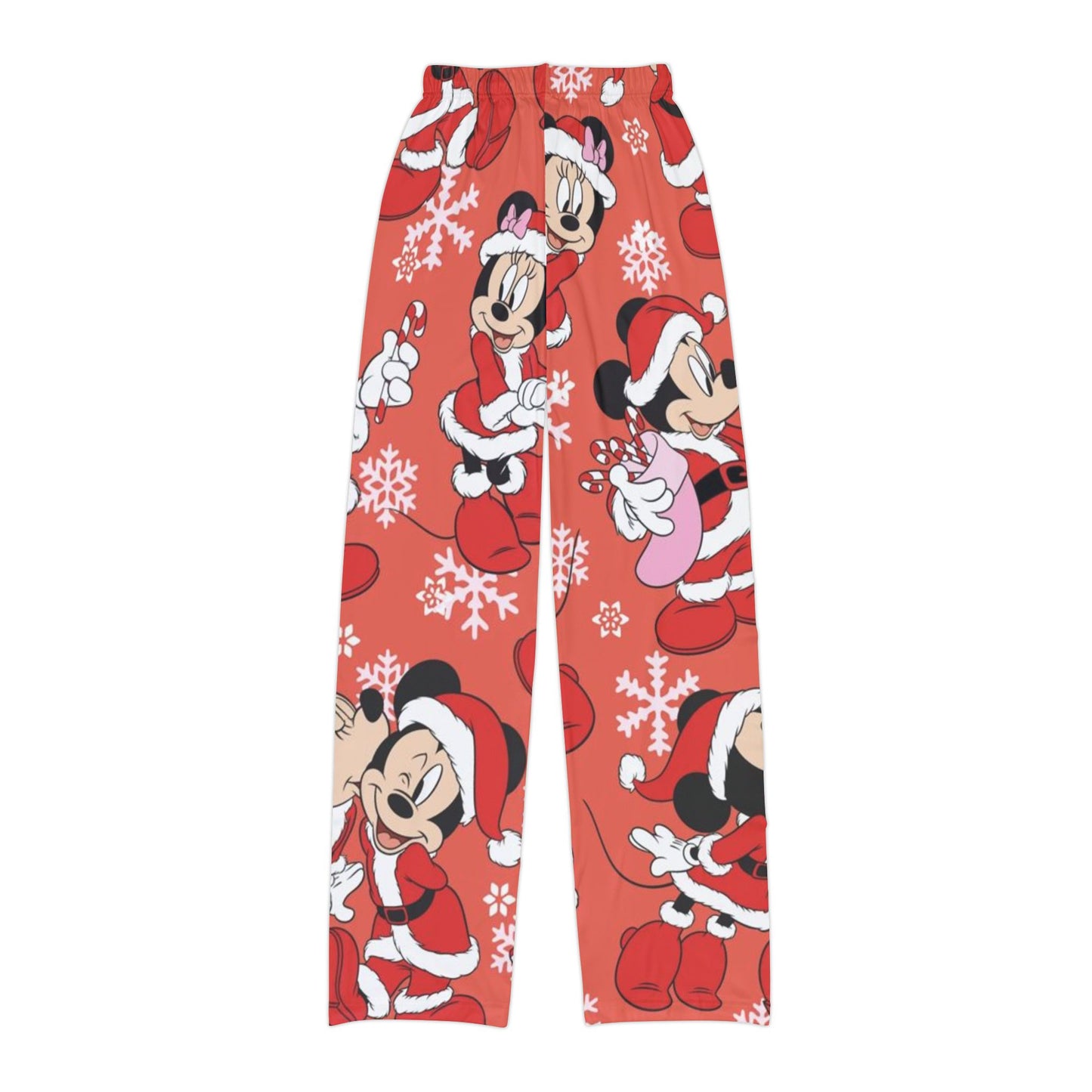 Mickey Mouse Holiday Lounge Pants for Kids, Cozy Sleepwear, Christmas Gift, Winter Pajamas, Fun At Home