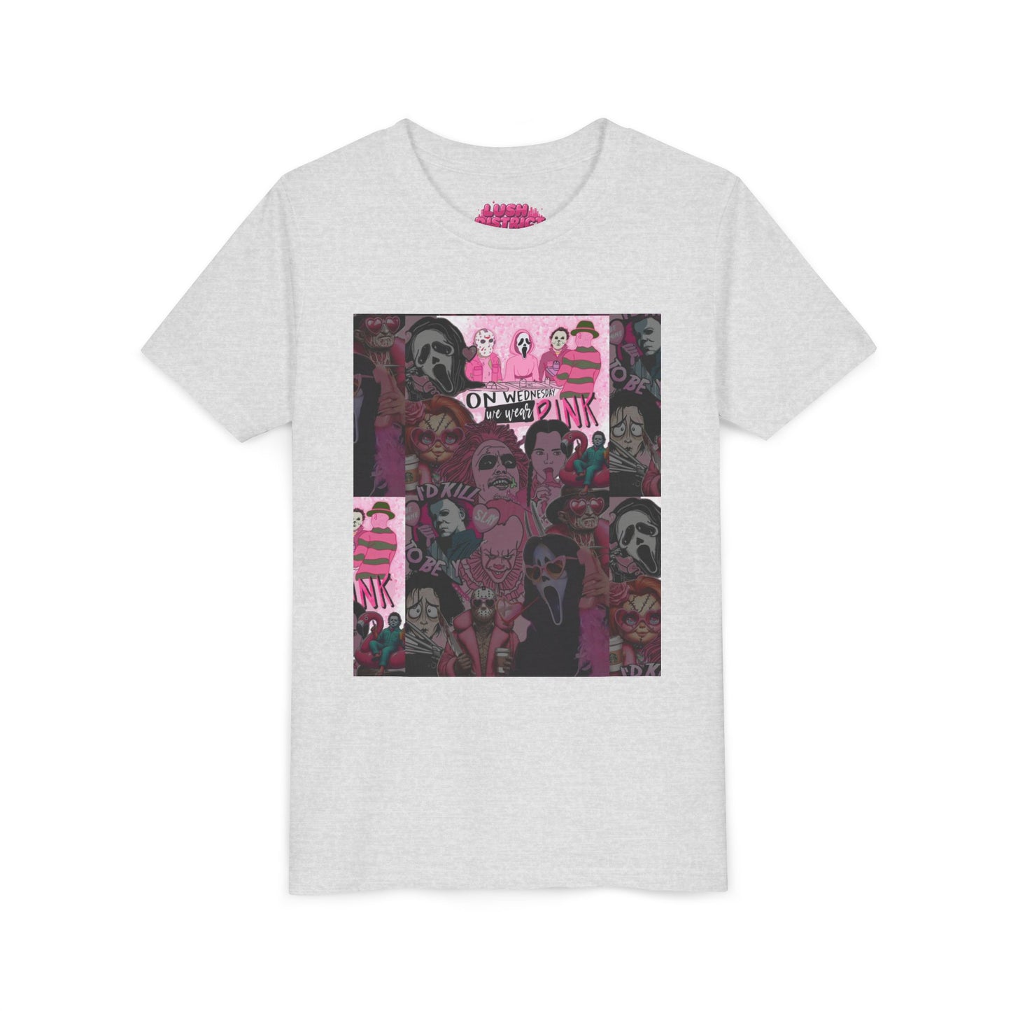 Youth Graphic Tee with Pink Vibes, Trendy Kids T-Shirt, Perfect for Summer, Birthday Gift, Casual Wear, Artsy Aesthetic